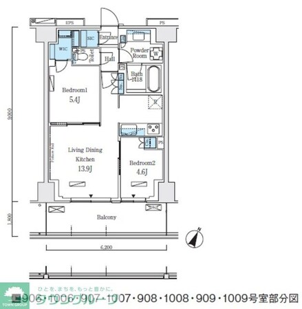 ロイヤルパークス赤羽ノースの物件間取画像